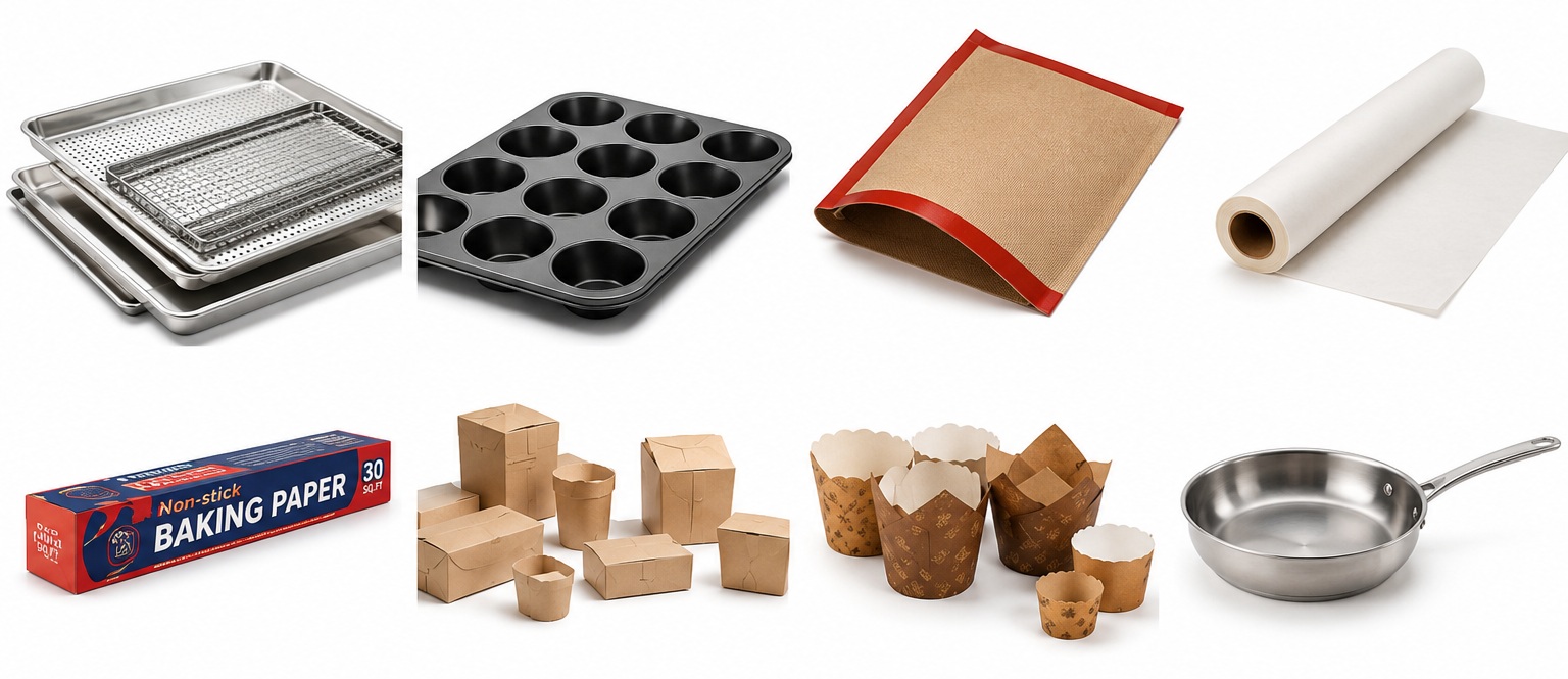 Bakeware products ready for global supply